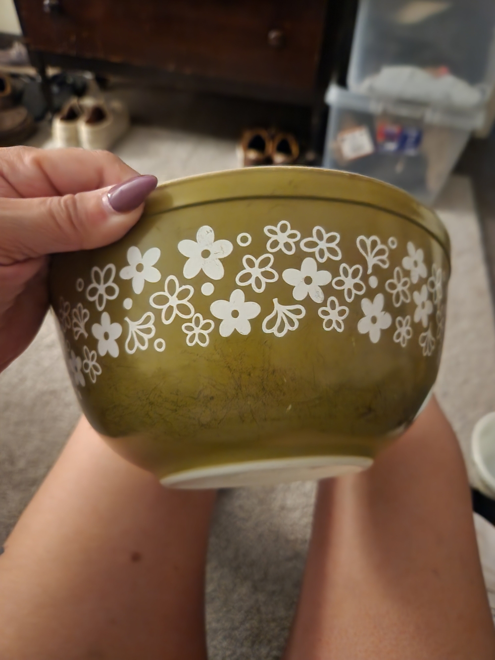 Set Of 2 Pyrex Spring Blossom Crazy Daisy Bowls